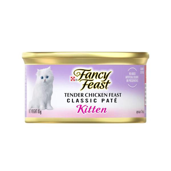 FANCY FEAST KITTEN CLASSIC WITH CHICKEN CAT FOOD 85GRAM