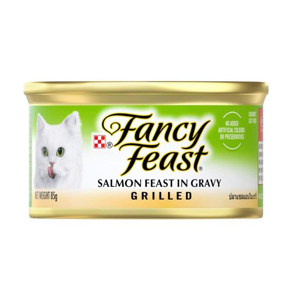 FANCY FEAST GRILLED SALMON CAT FOOD 85GRAM