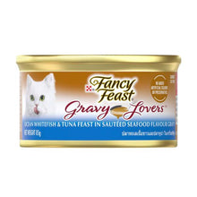 FANCY FEAST GRAVY LOVERS WITH OCEAN WHITEFISH TUNA CAT FOOD 85 GRAM