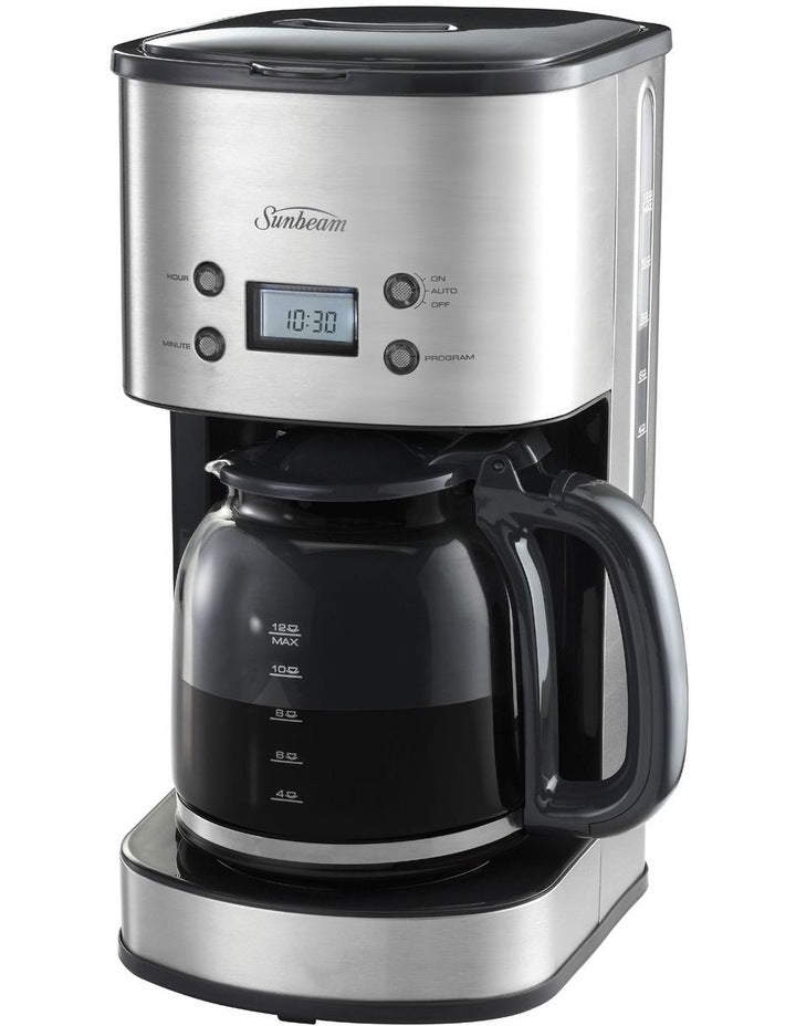 Auto Brew Stainless Drip Filter Coffee Maker Stainless Steel