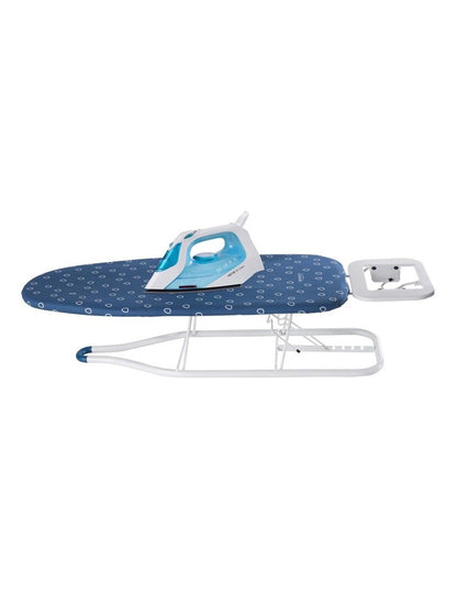 HiLo Adjustable Tabletop Ironing Board White/Blue SB1300
