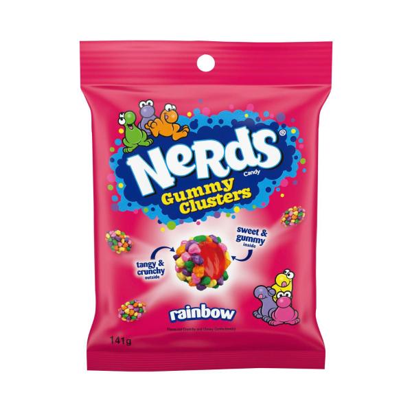 NERDS RAINBOW GUMMY CLUSTERS 141G