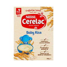 NESTLE CERELAC BABY RICE CEREAL BABY FOOD FROM 6 MONTHS 200G