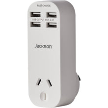 Jackson 4 Outlet Usb Charger With Mains Outlet Each