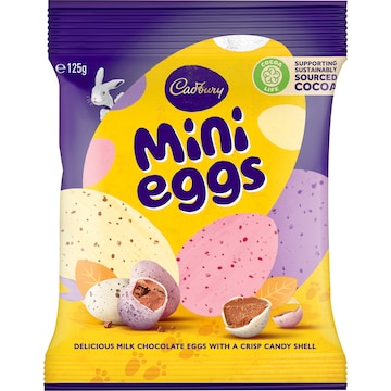 Cadbury Mini Eggs Chocolate 125g