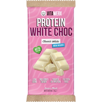 Vitawerx Protein White Chocolate Bar 100g