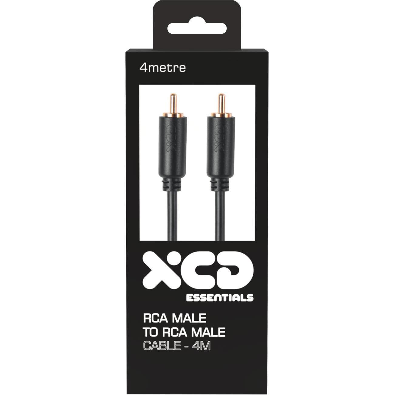 XCD Essentials 4m Male to Male RCA Cable V2