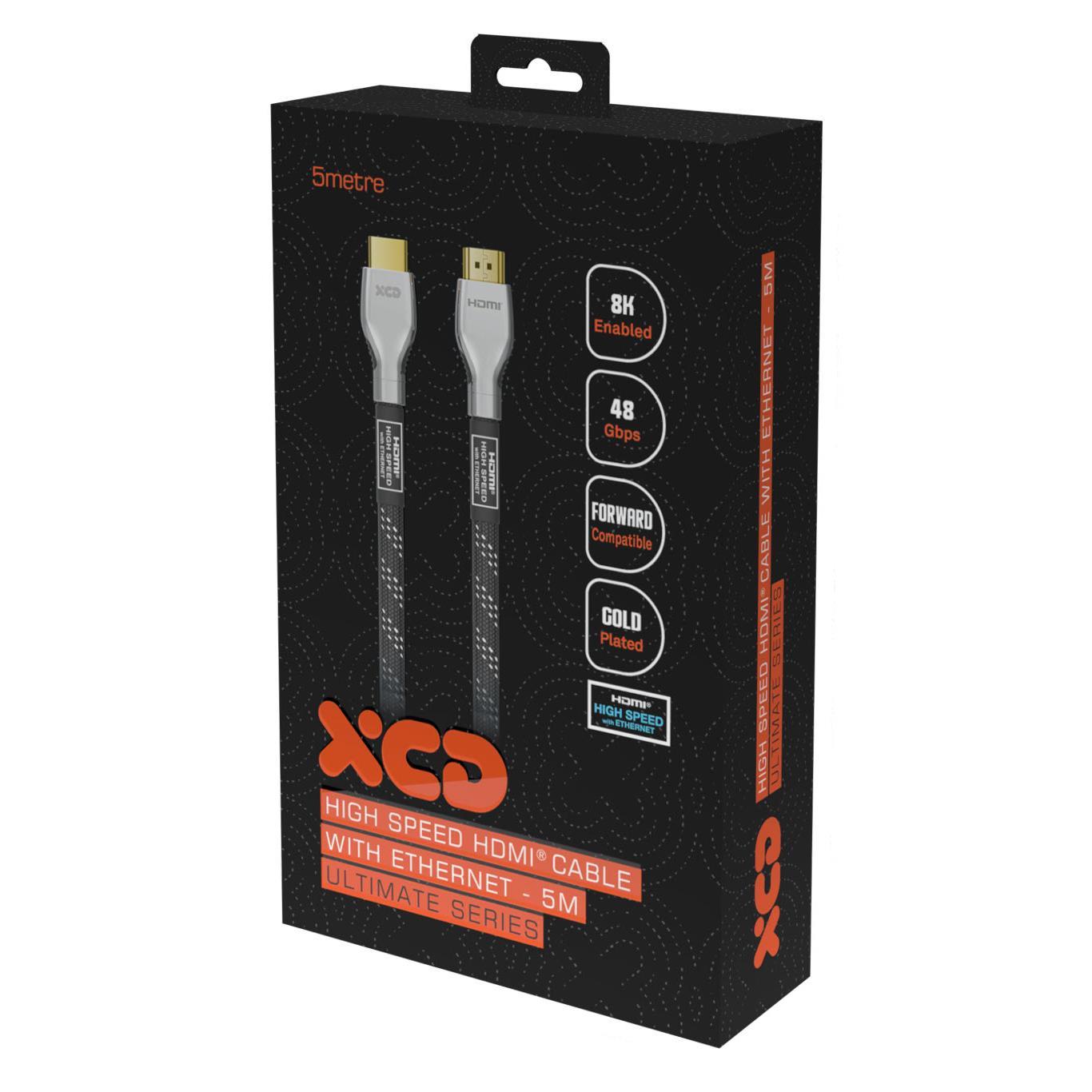 XCD Essentials 8K High Speed HDMI Cable 5m V2