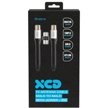 XCD RF TV Antenna Cable with Joiner 8M
