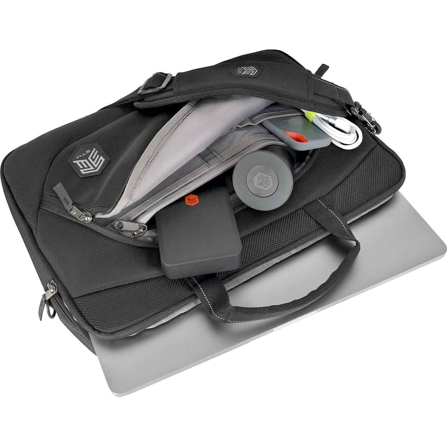 STM Tower Top Slim 14" Laptop Brief (Black)