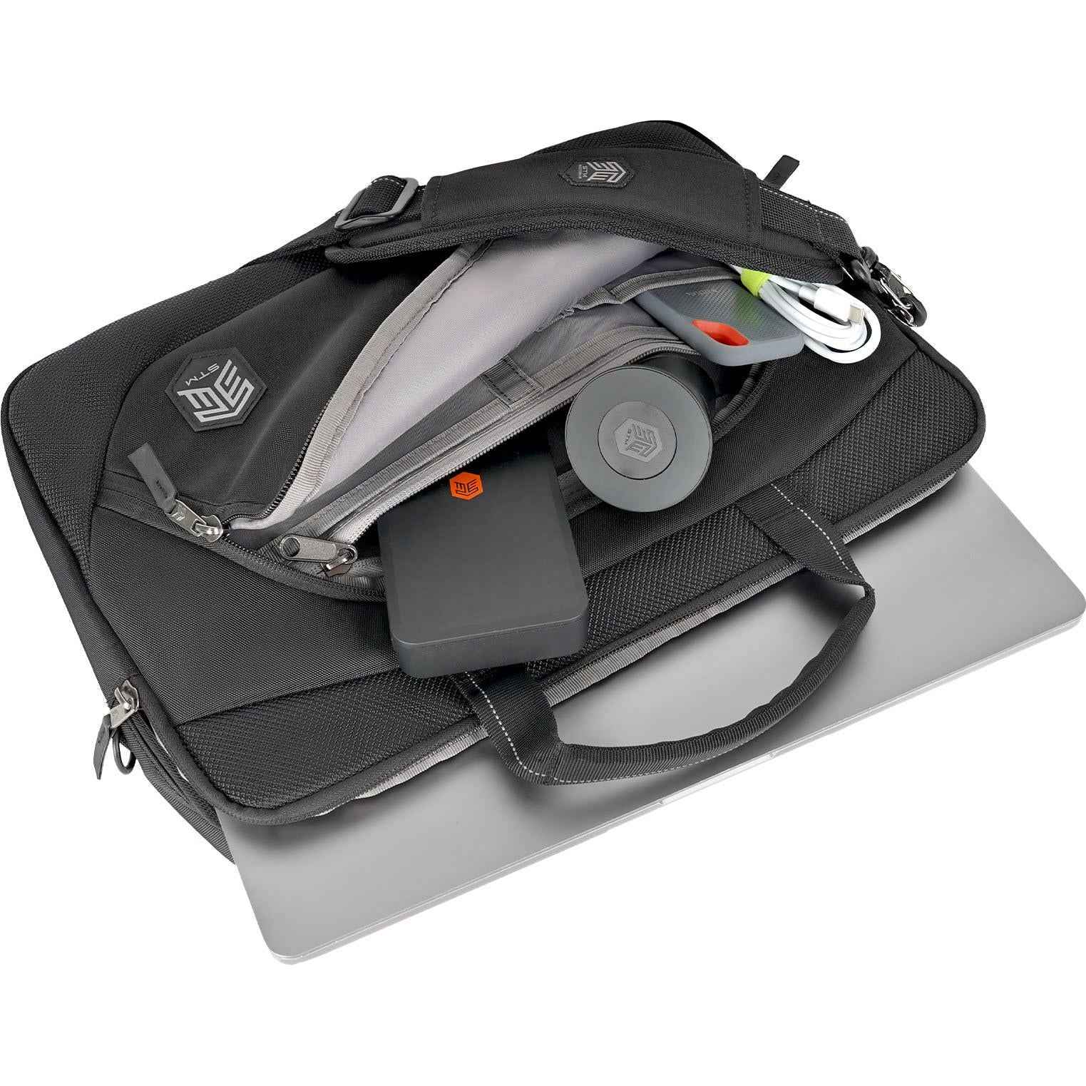 STM Tower Top Slim 14" Laptop Brief (Black)