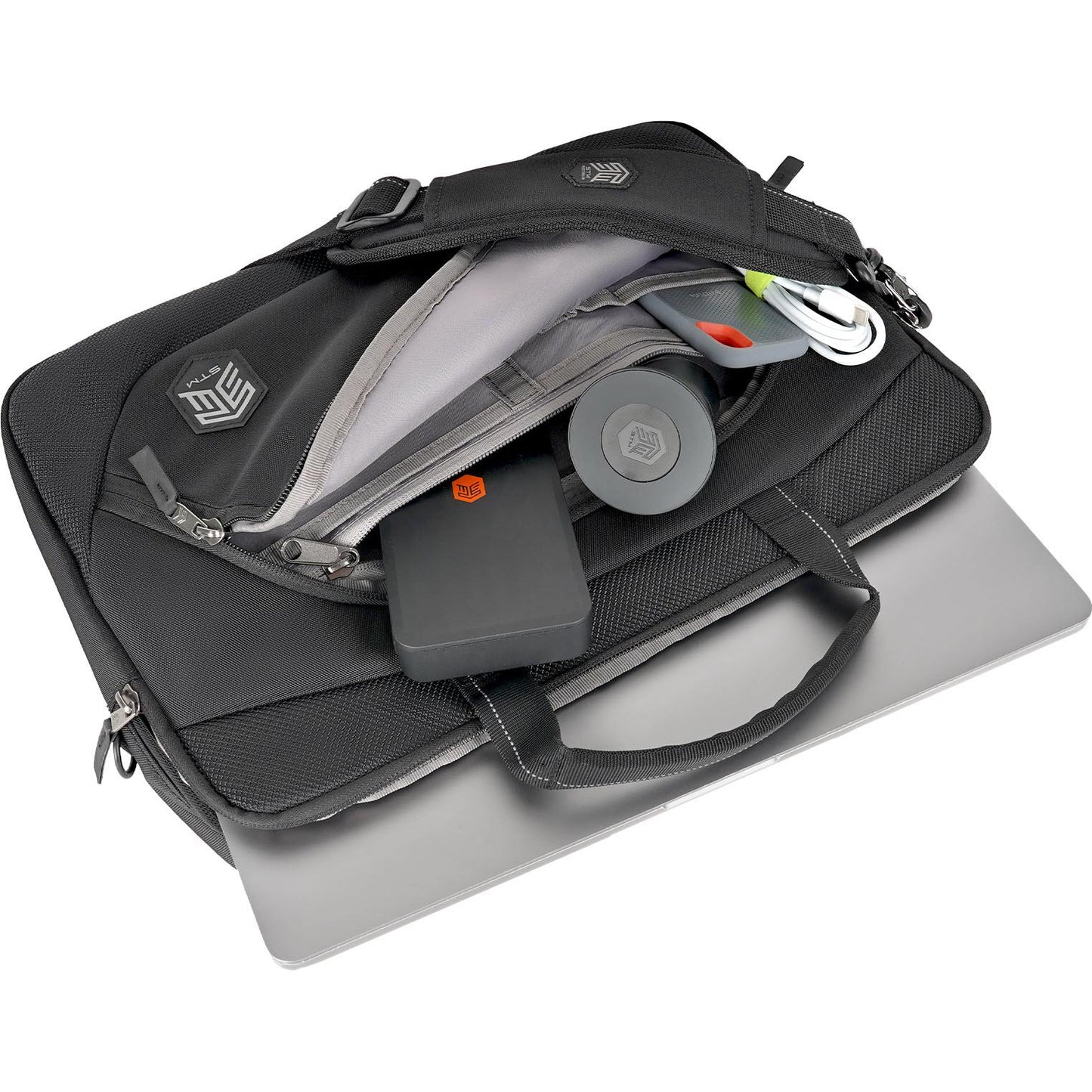 STM Tower Top Slim 14" Laptop Brief (Black)