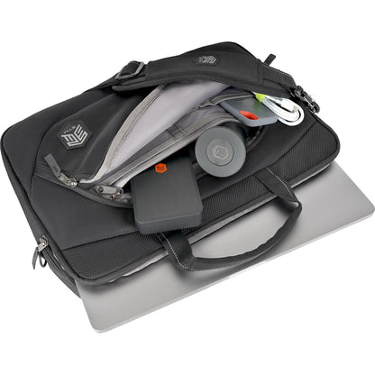 STM Tower Top Slim 17" Laptop Brief (Black)