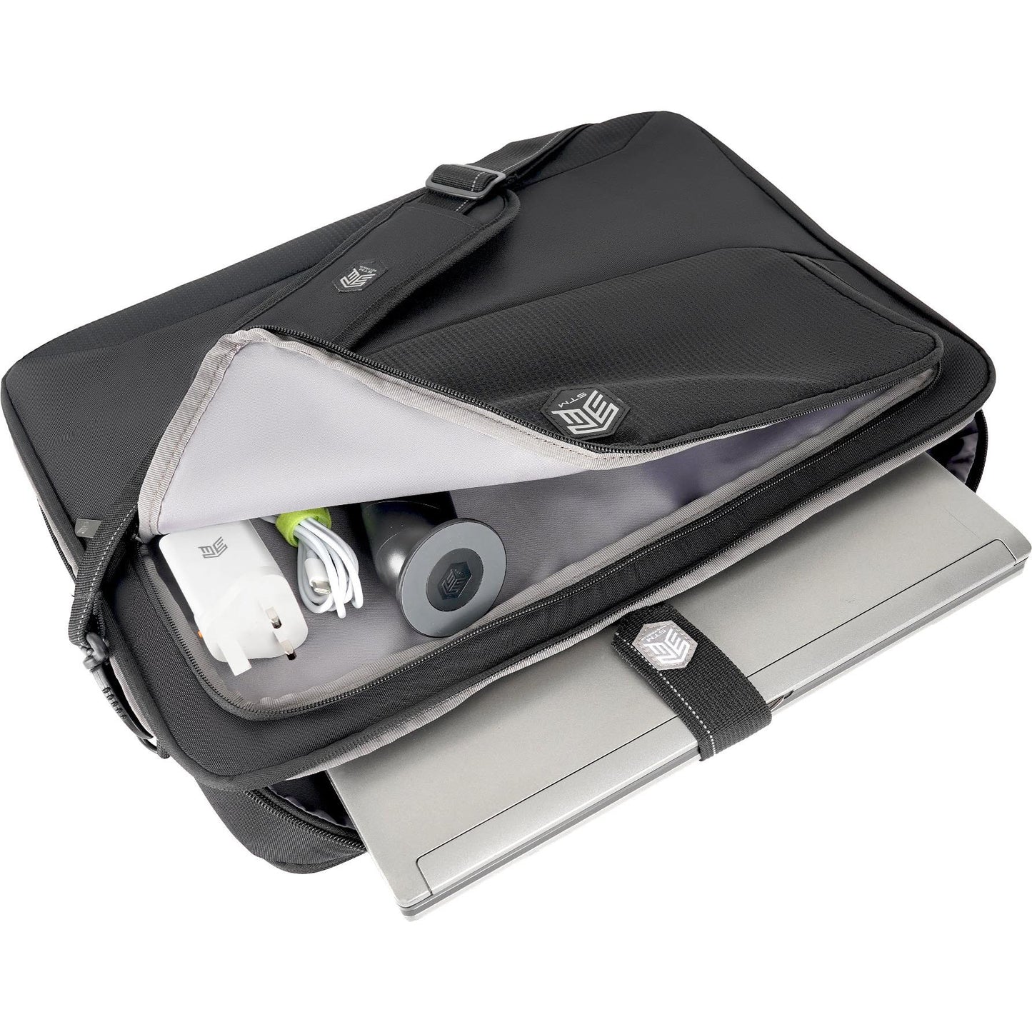 STM Tower View Folio 16" Laptop Brief (Black)