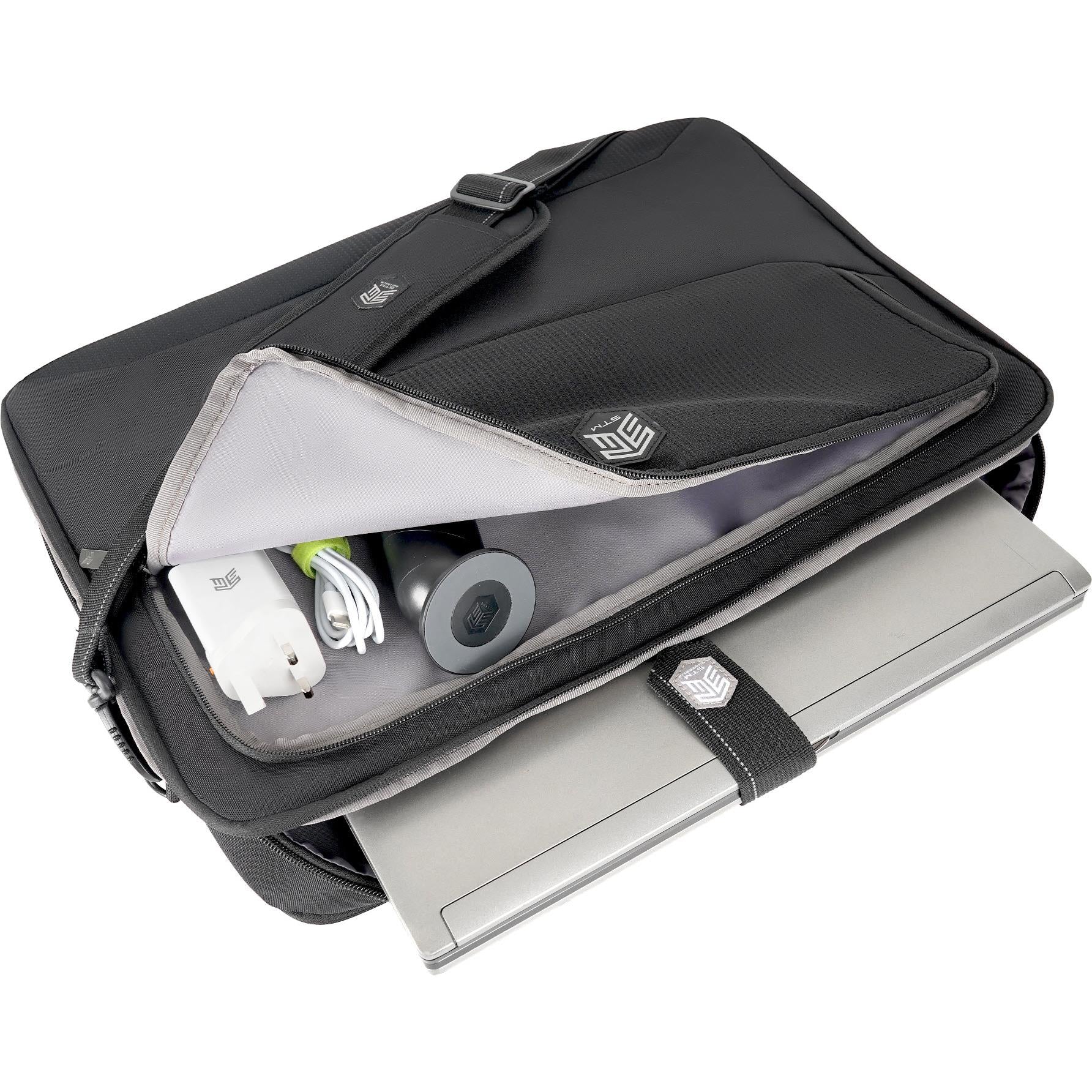 STM Tower View Folio 16" Laptop Brief (Black)