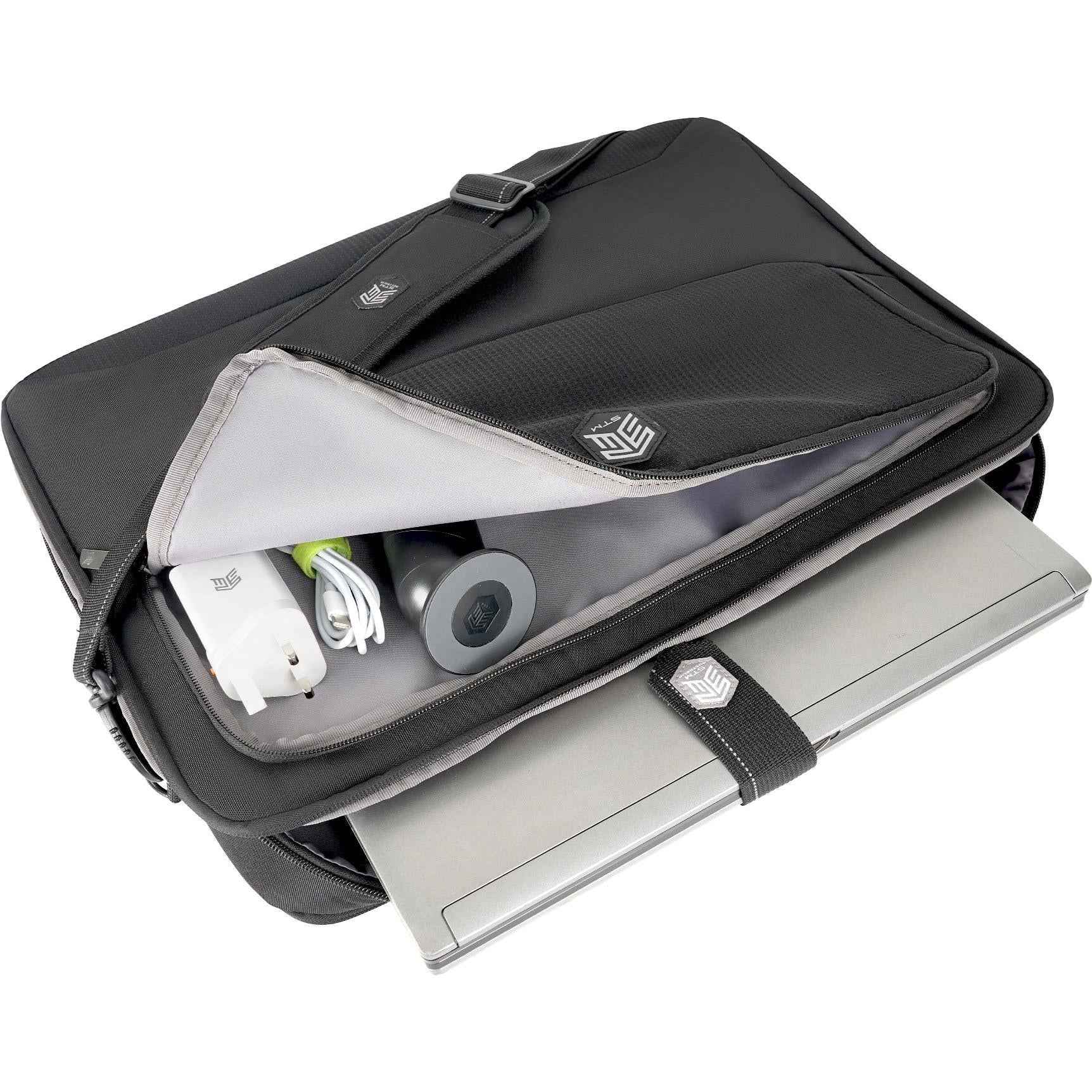 STM Tower View Folio 18" Laptop Brief (Black)