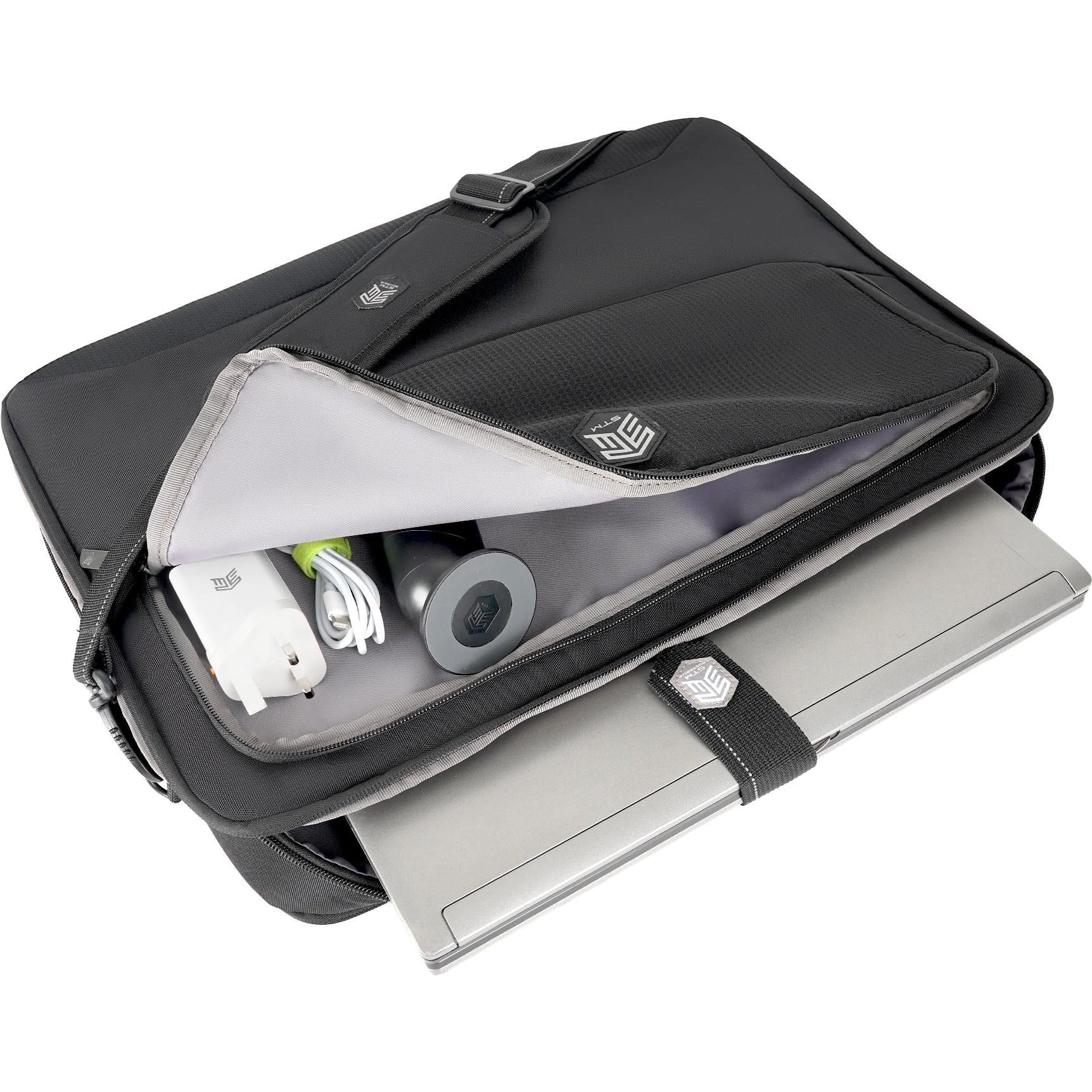 STM Tower View Folio 18" Laptop Brief (Black)