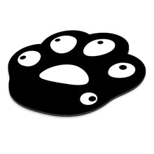 Playmax Paw Print Mouse Mat (Black)