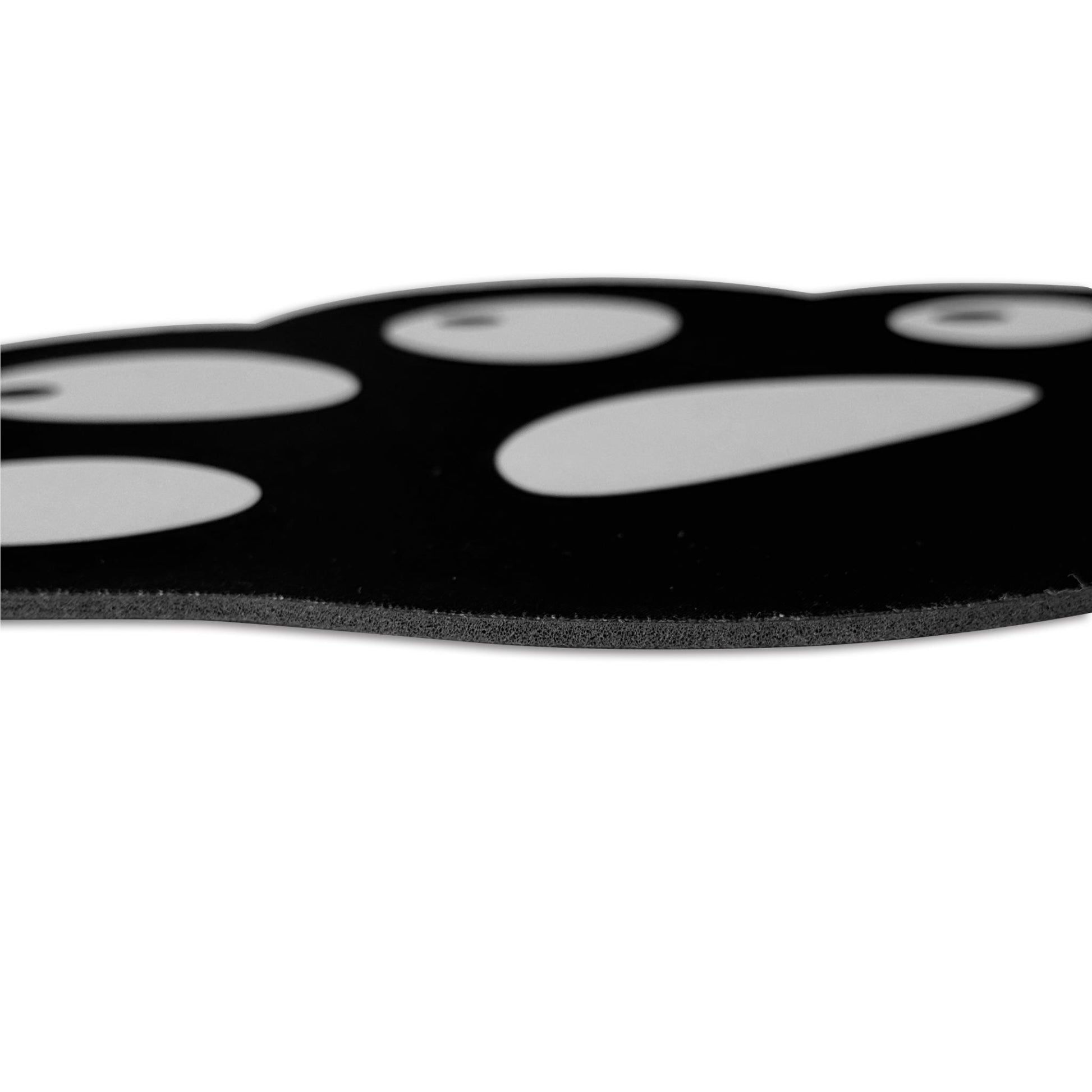 Playmax Paw Print Mouse Mat (Black)