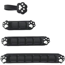 Playmax Paw Print Cable Mangement (Black/White)
