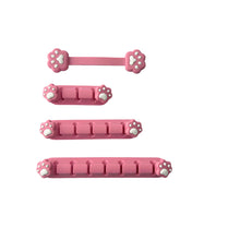 Playmax Paw Print Cable Management (Pink/White)