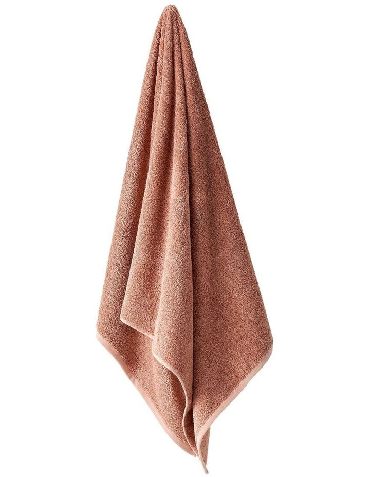 Nara Cotton Bamboo Towel Range in Clay