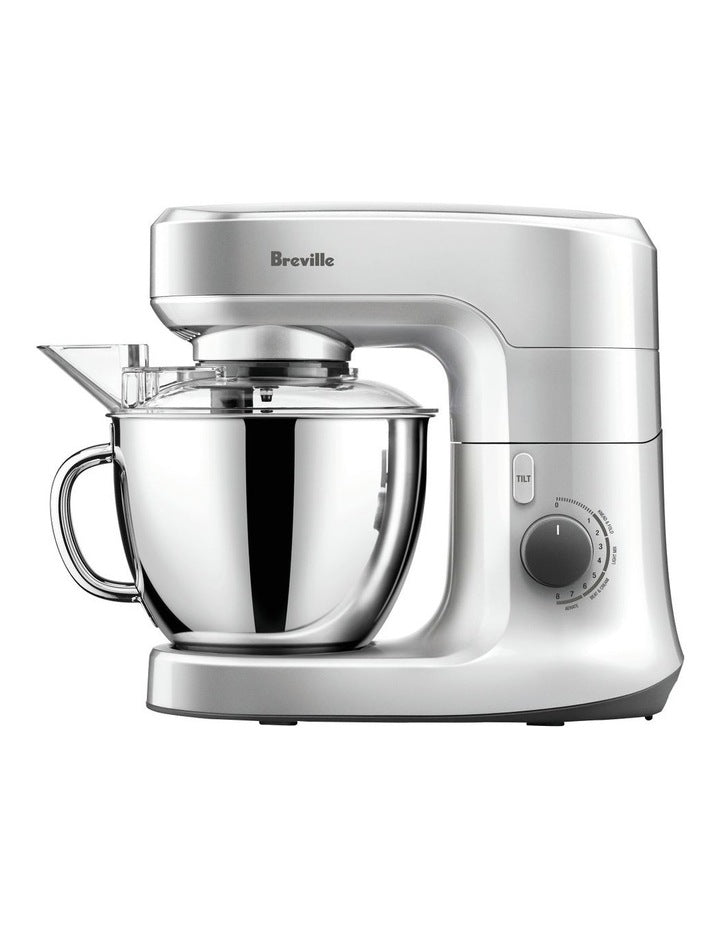 The Scraper Beater Stand Mixer in Silver