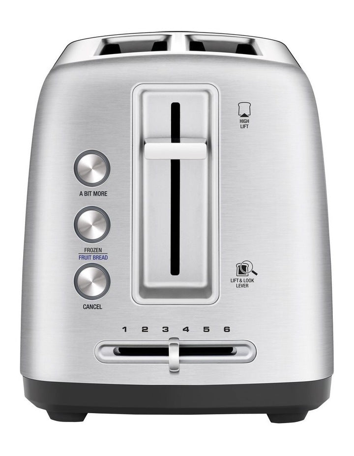 The Toast Control 2 Slice Toaster Brushed
