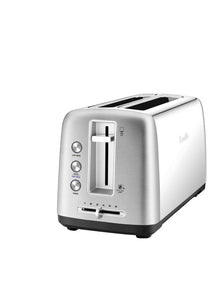 The Toast Control 4 Slice Long Toaster Brushed Stainless Steel LTA650BSS