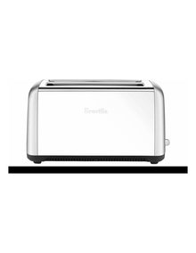 The Toast Control 4 Slice Long Toaster Brushed Stainless Steel LTA650BSS