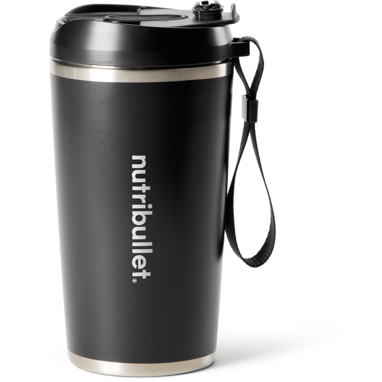 NutriBullet Flip Stainless Steel Portable Blender (Black)