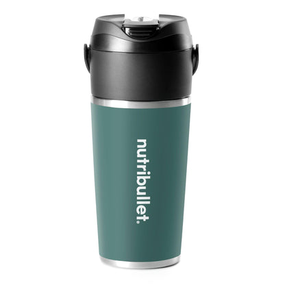 NutriBullet Flip Stainless Steel Portable Blender (Eucalyptus)