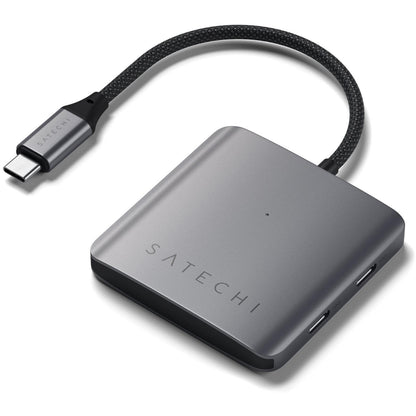 Satechi 4-Port USB-C Hub with PD (Space Grey)