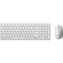 Alogic Echelon Compact USB-C Rechargeable Bluetooth Keyboard & Mouse for Mac (White)