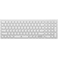 Alogic Echelon Compact USB-C Rechargeable Bluetooth Keyboard & Mouse for Mac (White)