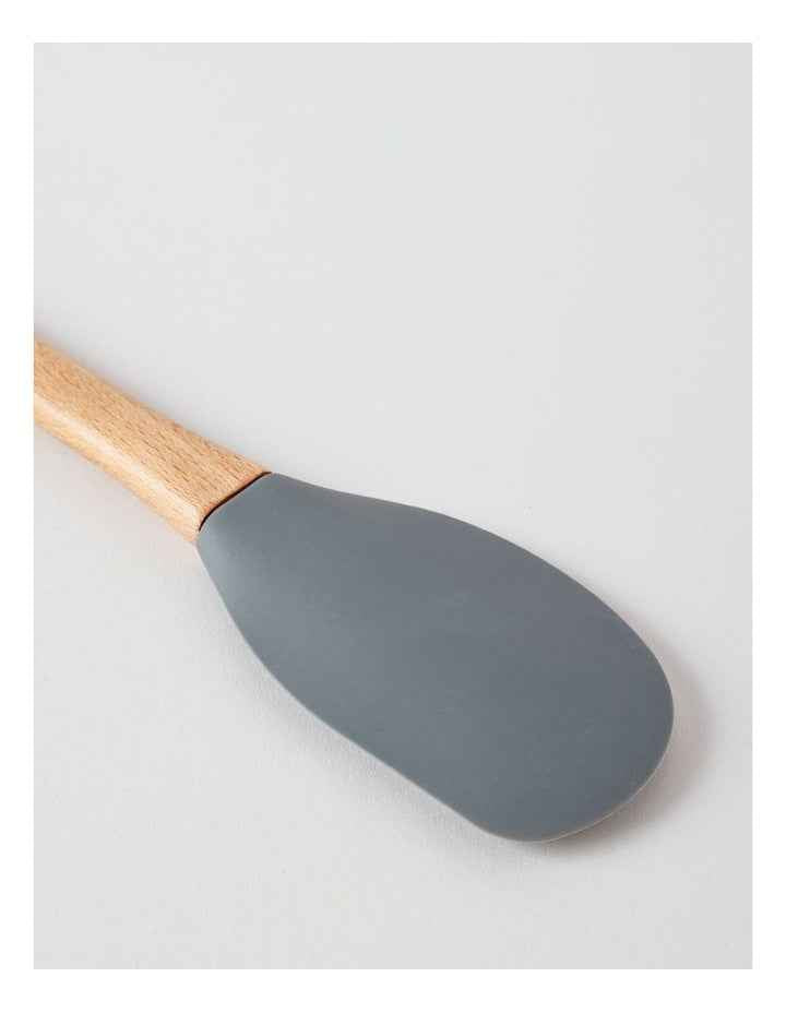 Beechwood/Silicone Spatula Large in Natural