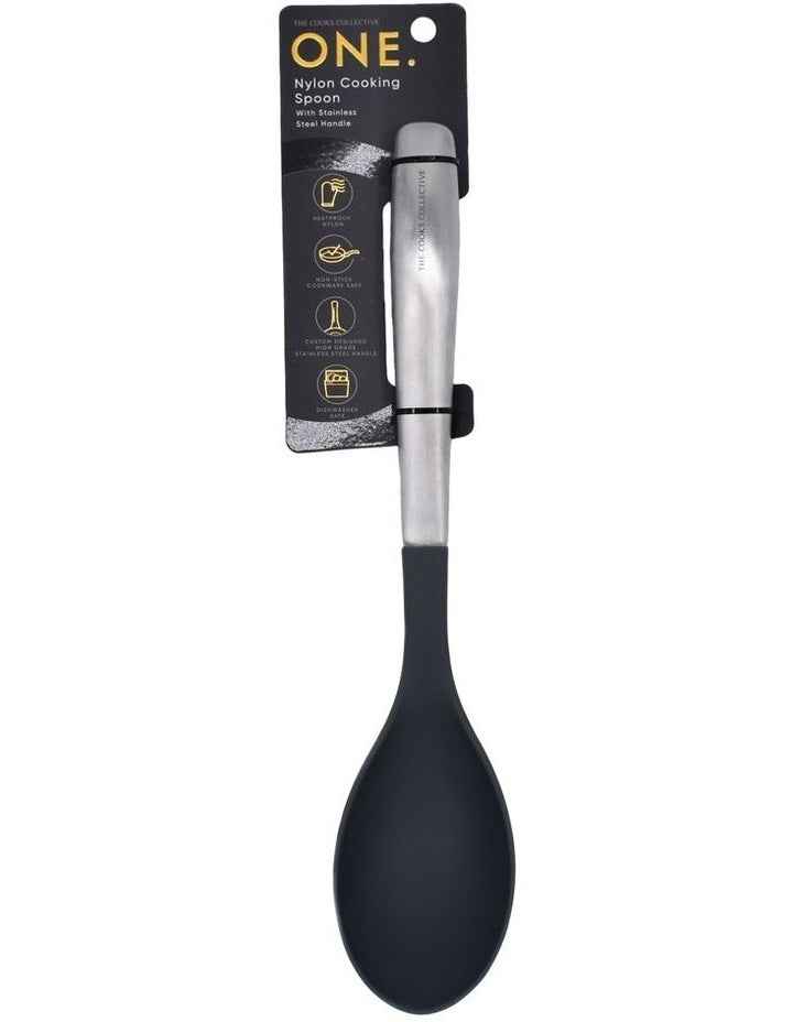 Nylon Cooking Spoon in Black