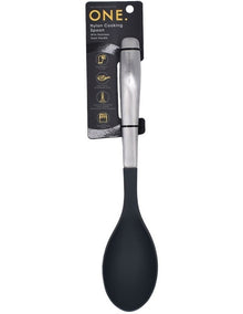 Nylon Cooking Spoon in Black