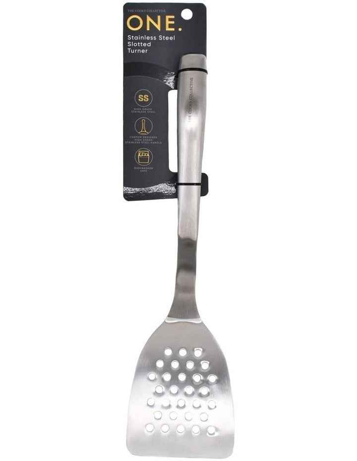 ONE Slotted Turner in Stainless Steel