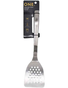 ONE Slotted Turner in Stainless Steel