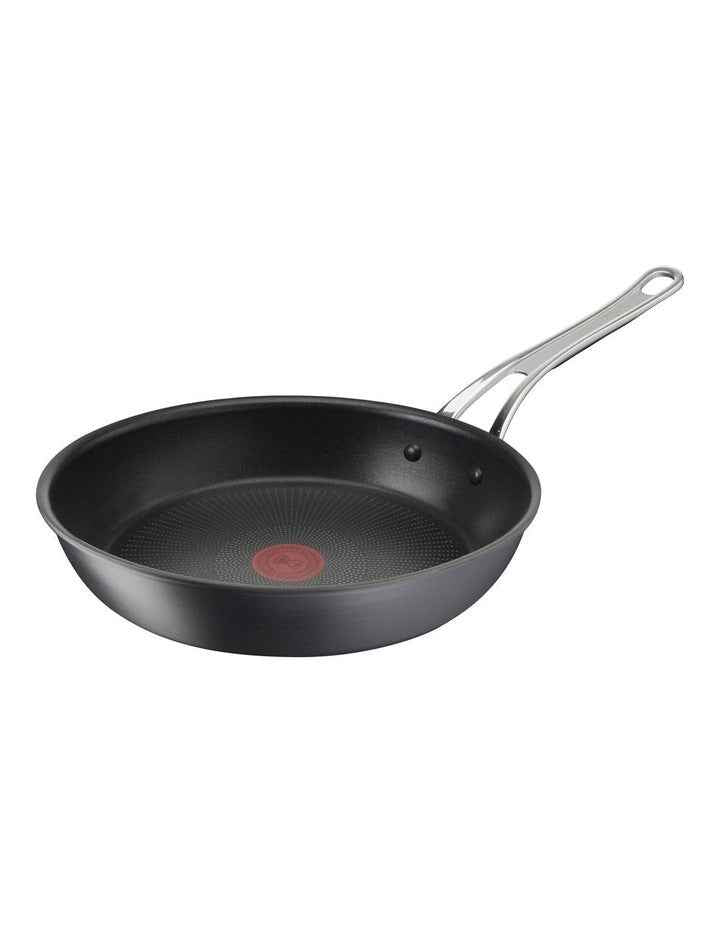Hard Anodised Induction Frypan 2 Piece Set 24/28cm in Coal Grey