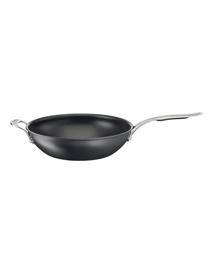 Hard Anodised induction Wokpan 30cm in Coal Grey