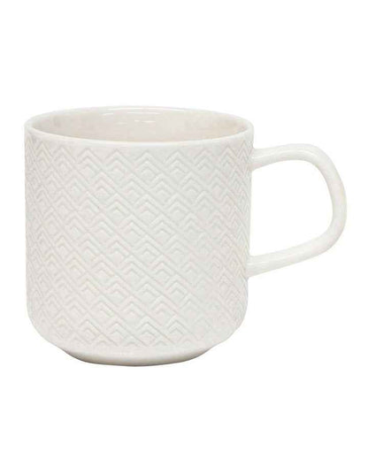Embossed Mug Set 300ml 6 Piece