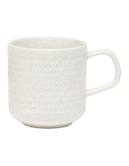 Embossed Mug Set 300ml 6 Piece