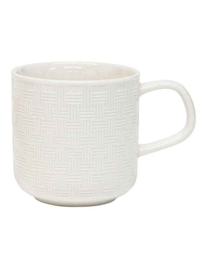 Embossed Mug Set 300ml 6 Piece