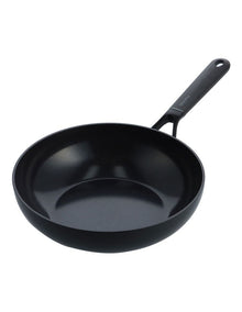 SmartShape 28cm/3.69L Open Wok PFAS-free ceramic non-stick in Black