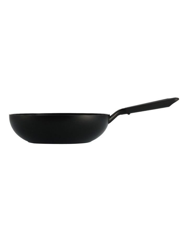 SmartShape 28cm/3.69L Open Wok PFAS-free ceramic non-stick in Black