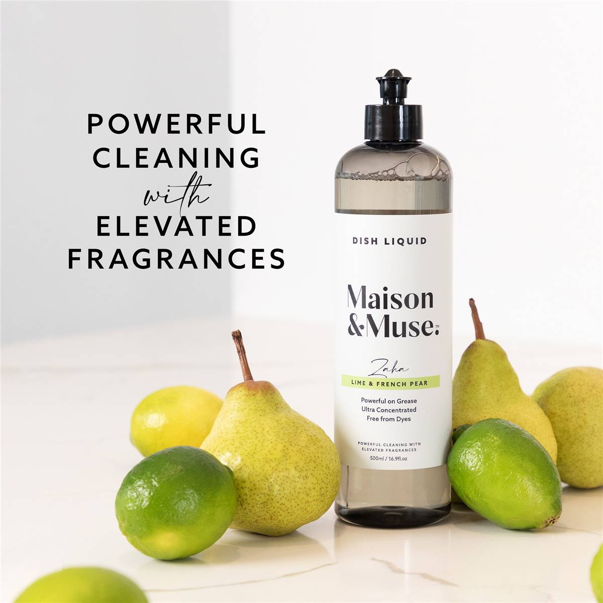 Maison & Muse Zaha Dish Liquid Lime & French Pear 500mL
