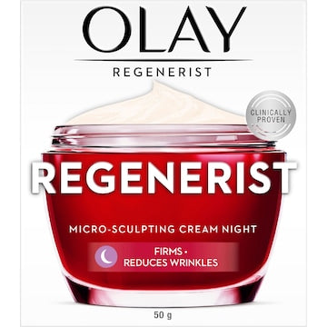 Olay Regenerist Micro Sculpting Night Face Cream Moisturiser 50g