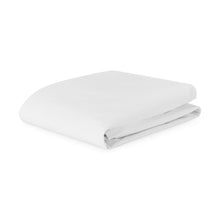 250 Thread Count Cotton Rich Fitted Sheet - Double Bed, White